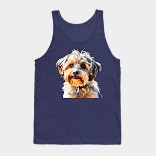 Yorkipoo Impressionism Tank Top